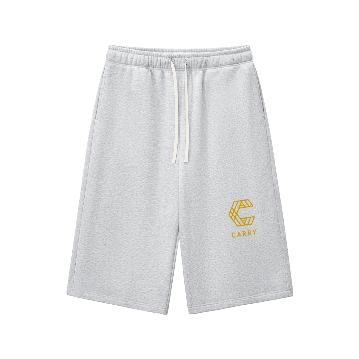 Relaxed Drawstring 3/4 Sweatpants